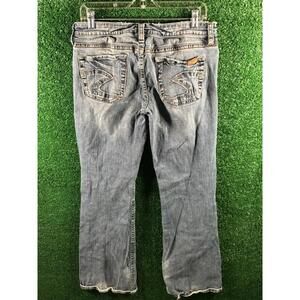 Silver Women’s Western Glove Works Bootcut Jeans Size 31 Vintage Y2K